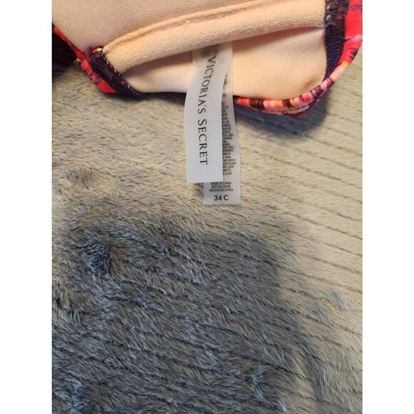 Victoria's Secret Swim 34C Strapless Twist Bandeau Bikini Top Lace Up Back - Picture 3 of 3